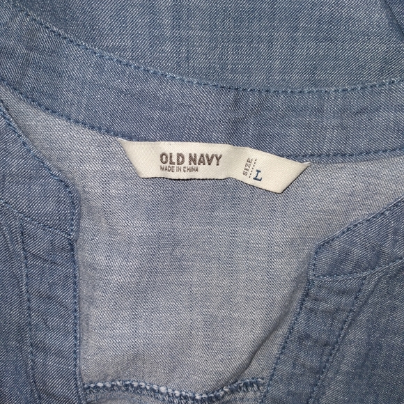 Old Navy cambray tunic dress, size L - Picture 5 of 7